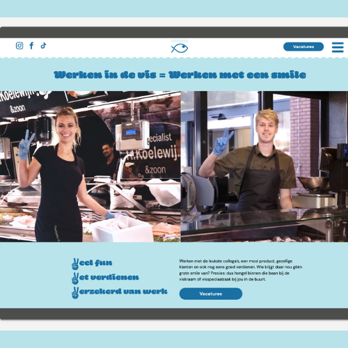 Beeld website VNV - Werken bij de visspecialist